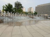 中华世纪坛圣火广场喷泉改造